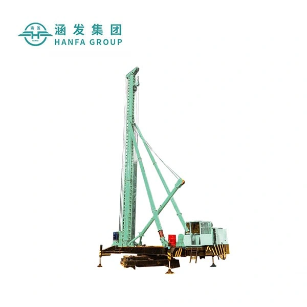 Hfzl40 Crawler Long Screw Rotary Drilling Piling Rig Depth 42m